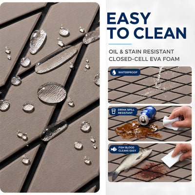 PoseidonDeck Diamond EVA Foam Boat Flooring