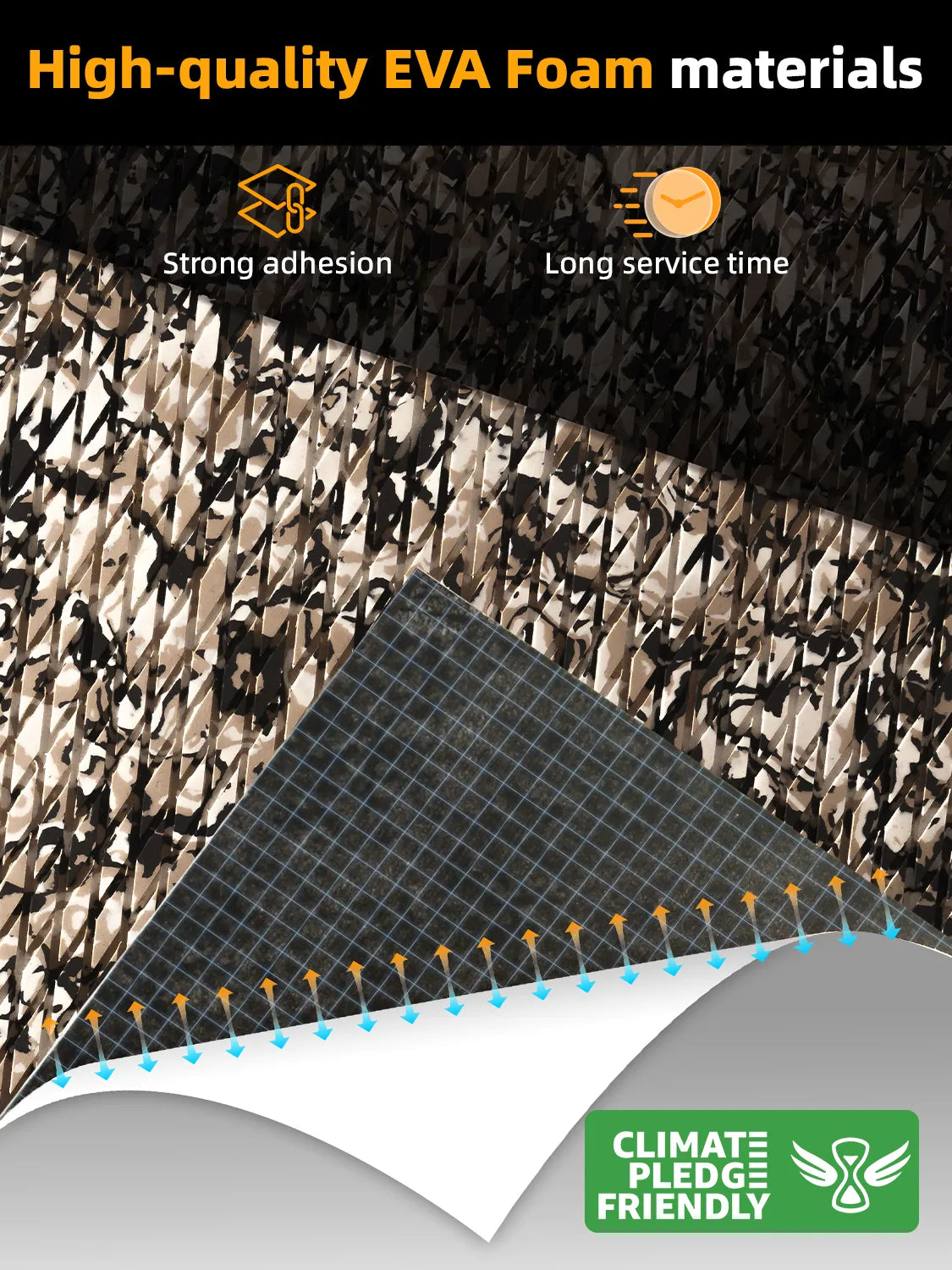 Non Skid Boat Foam Decking Anti-UV 3000H Sea Deck for Boats