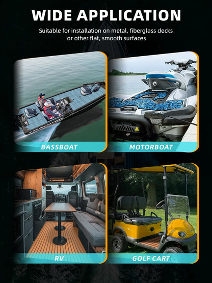 EVA Foam Boat Decking Anti-UV 3000H for Motorboat RV Yacht Kayak