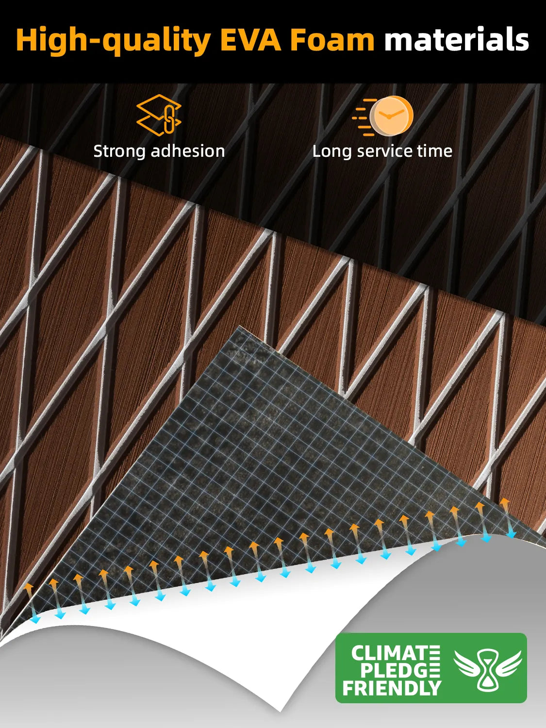 High-quality EVA Foam Boat Flooring Anti-UV 3000H Non-slip Sea Deck