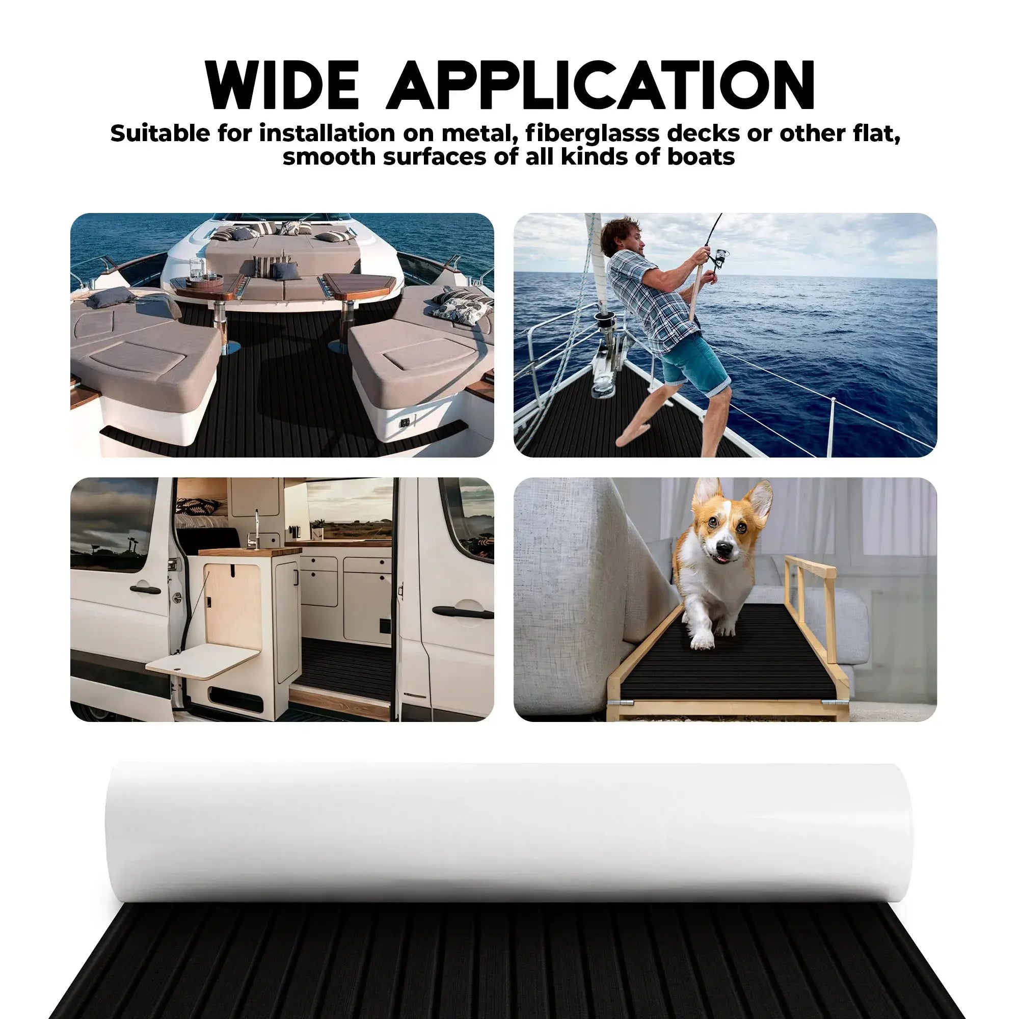 3M Backed EVA Marine Flooring Sheet – Close-Up View 