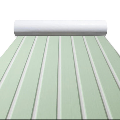 Glass Green EVA Foam Boat Flooring – Textured Stripe Surface Detail 